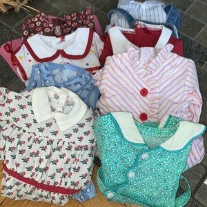 8 nice quality 18” Doll Outfits EUC